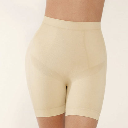 Sieviešu boyshort biksītes ar vieglu kompresiju – gaiši bēšā krāsā, shapewear
