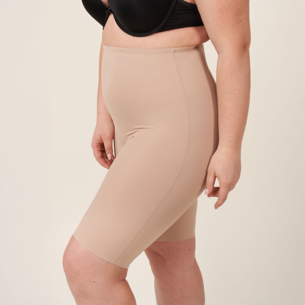 beige shaping shorts elorelle h&n nathalie, side view