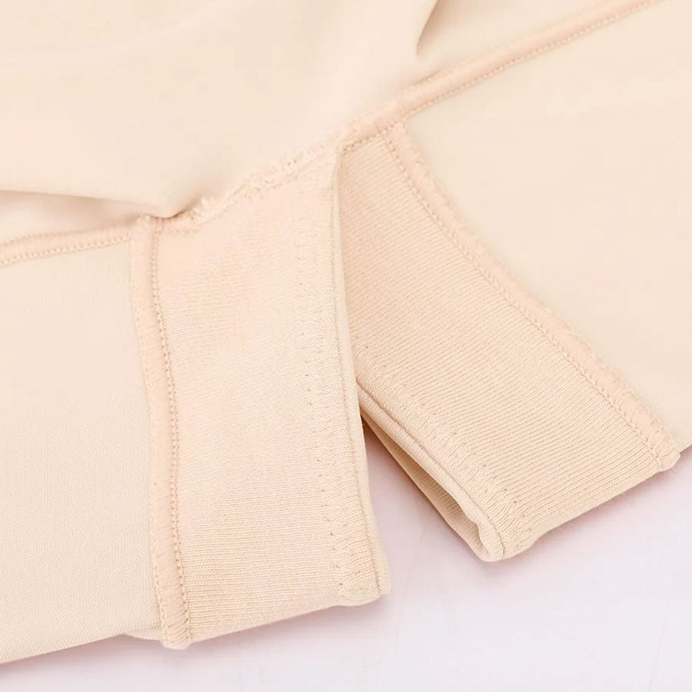 Liquid LYCRA™ V-veida Izgriezuma Viegli Koriģējošs Bodijs ar Šotyu Daļu - ElorélleBēšsShapewear