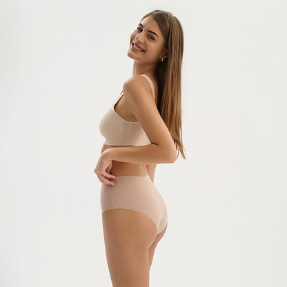 Pieguļošas Bezvīļu Biksītes MOUSSE MAXI - Elorélle Miesas krāsa, sānskats