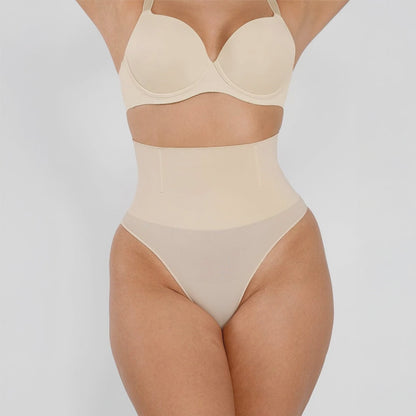 sieviešu koriģējošās biksītes ar stringveida piegriezumu. bēšas, uzskates video