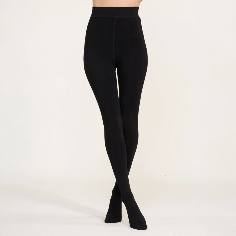 Melnas termo zeķubikses sievietēm, one size izmērs